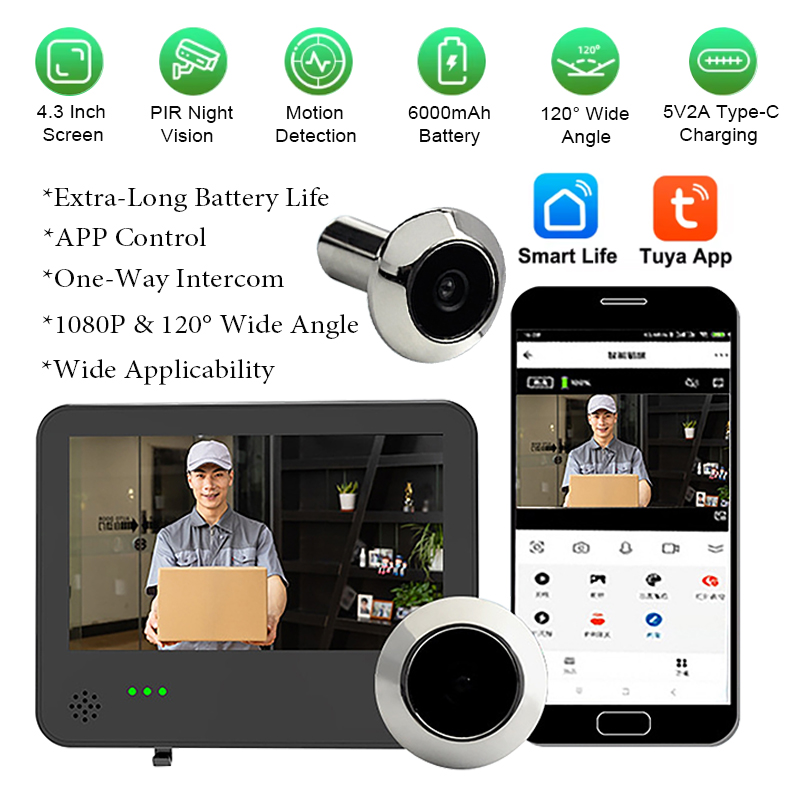 Tuya Smart WIFI Video Doorbell - Wifi Doorbell Camera บทวิจารณ์และราคา