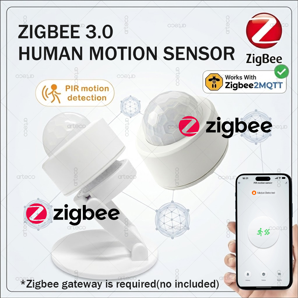 Zigbee 3.0 Mini PIR Motion Sen - Smart Home Zigbee Gateway บทวิจารณ์และราคา