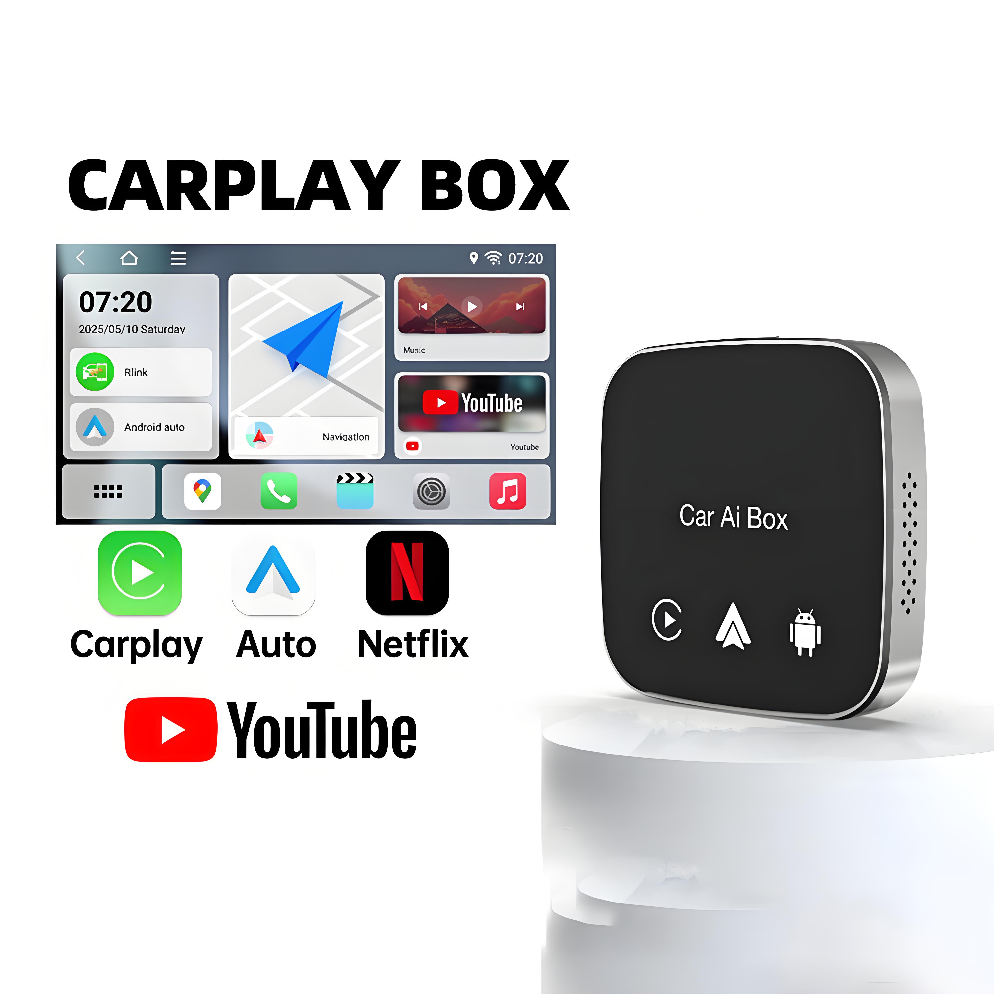 4+64G Wireless CarPlay Android - Smart Home Tv บทวิจารณ์และราคา