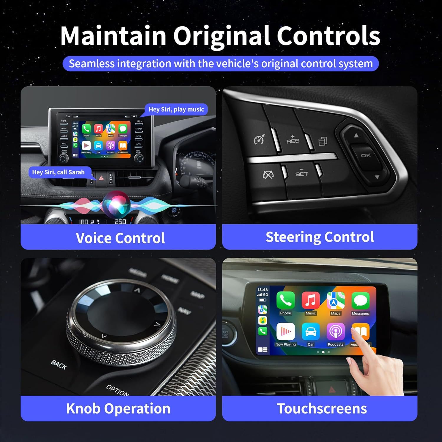 4+64G Wireless CarPlay Android - Smart Home Tv บทวิจารณ์และราคา