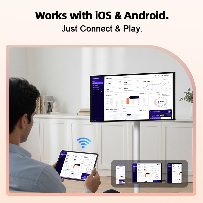 21.5 Inch IPS Android TV Telev - Smart Home Tv บทวิจารณ์และราคา