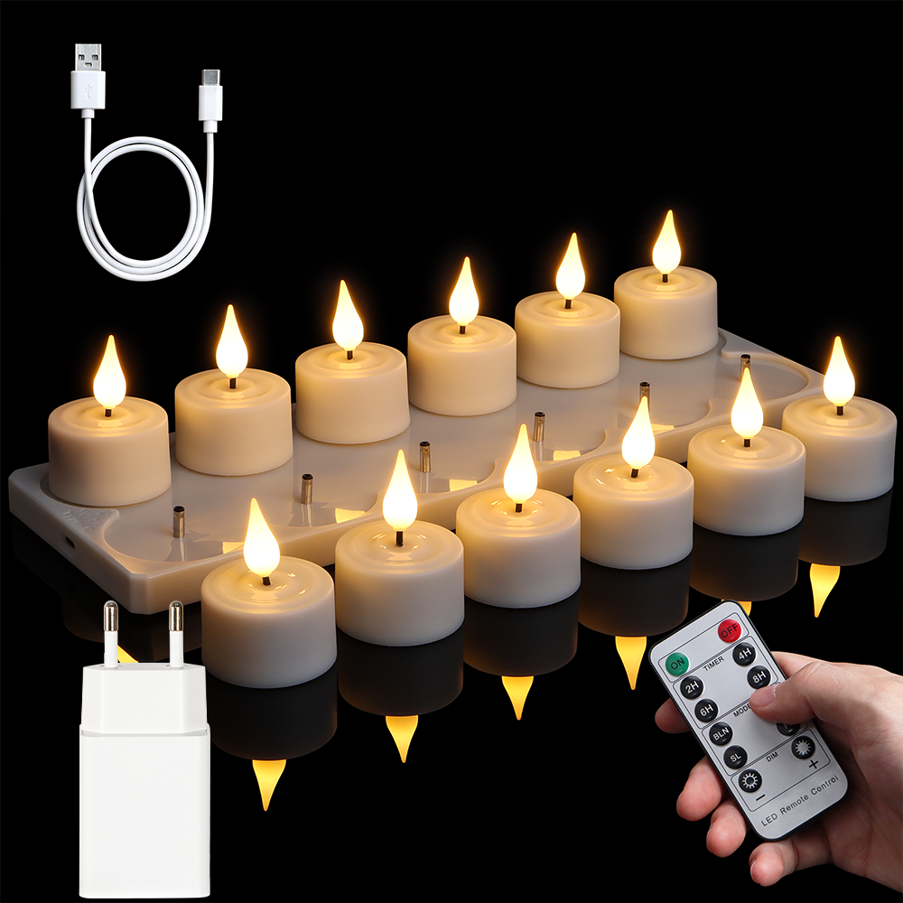 LED Candle Light Rechargeable  - Smart Home Room บทวิจารณ์และราคา