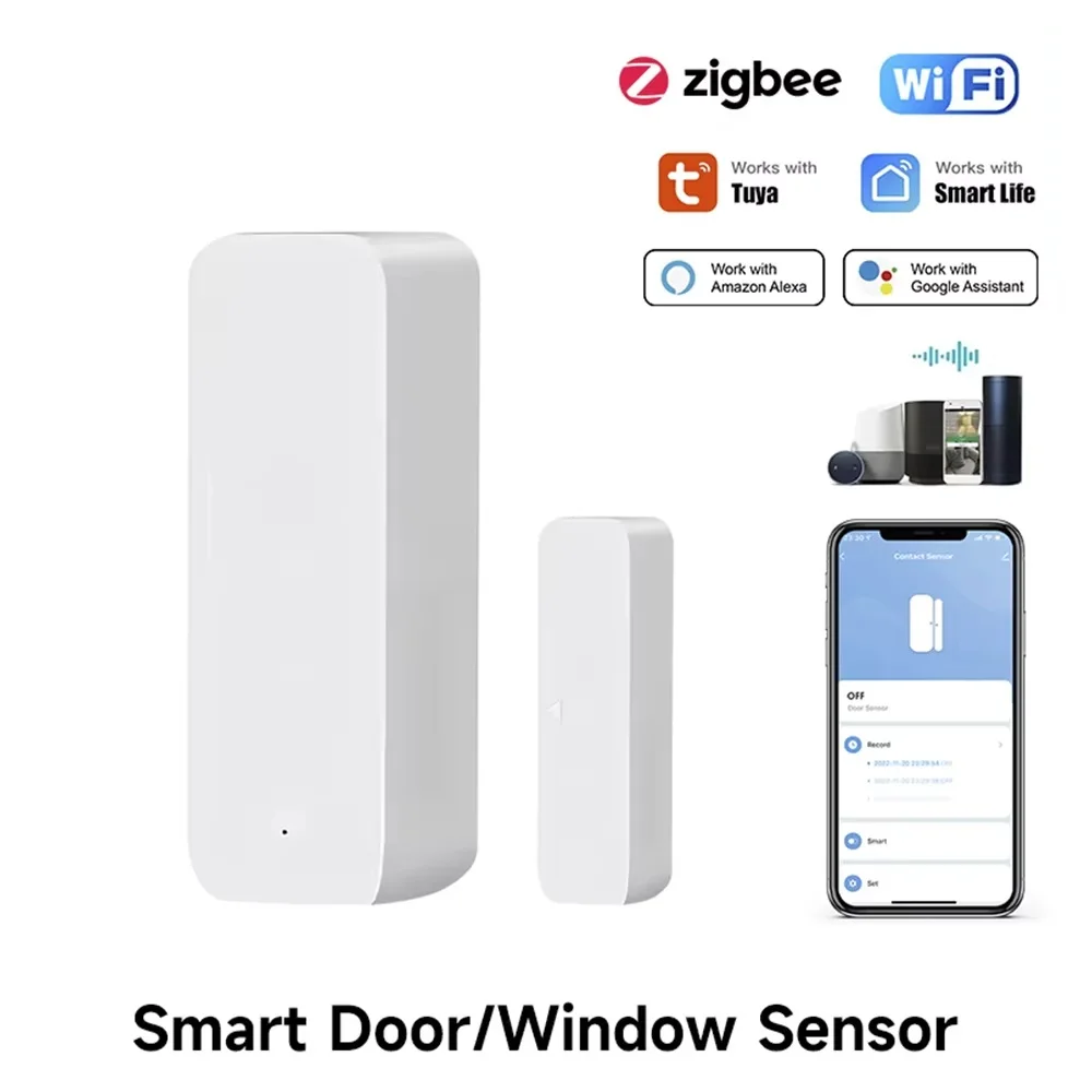 Tuya Zigbee/WiFi Magnetic Door - Smart Home Zigbee Gateway บทวิจารณ์และราคา