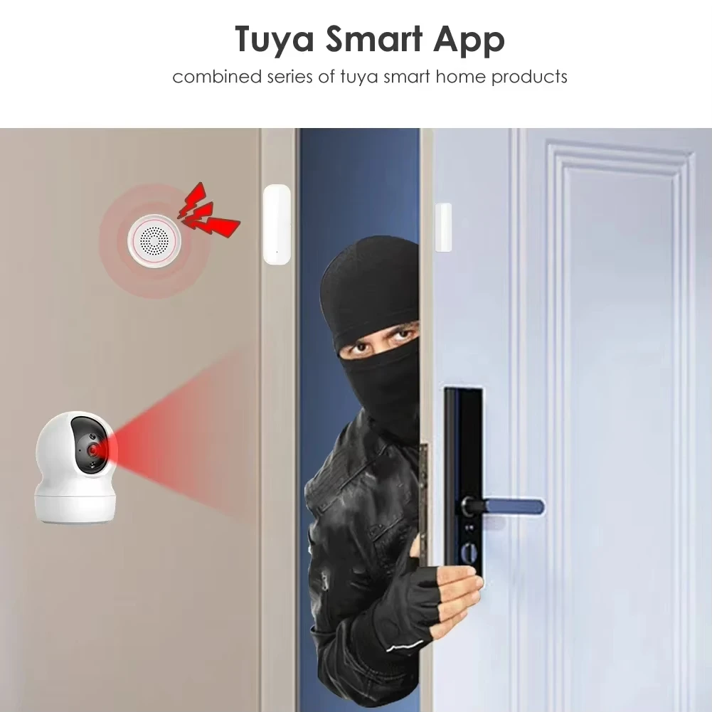 Tuya Zigbee/WiFi Magnetic Door - Smart Home Zigbee Gateway บทวิจารณ์และราคา