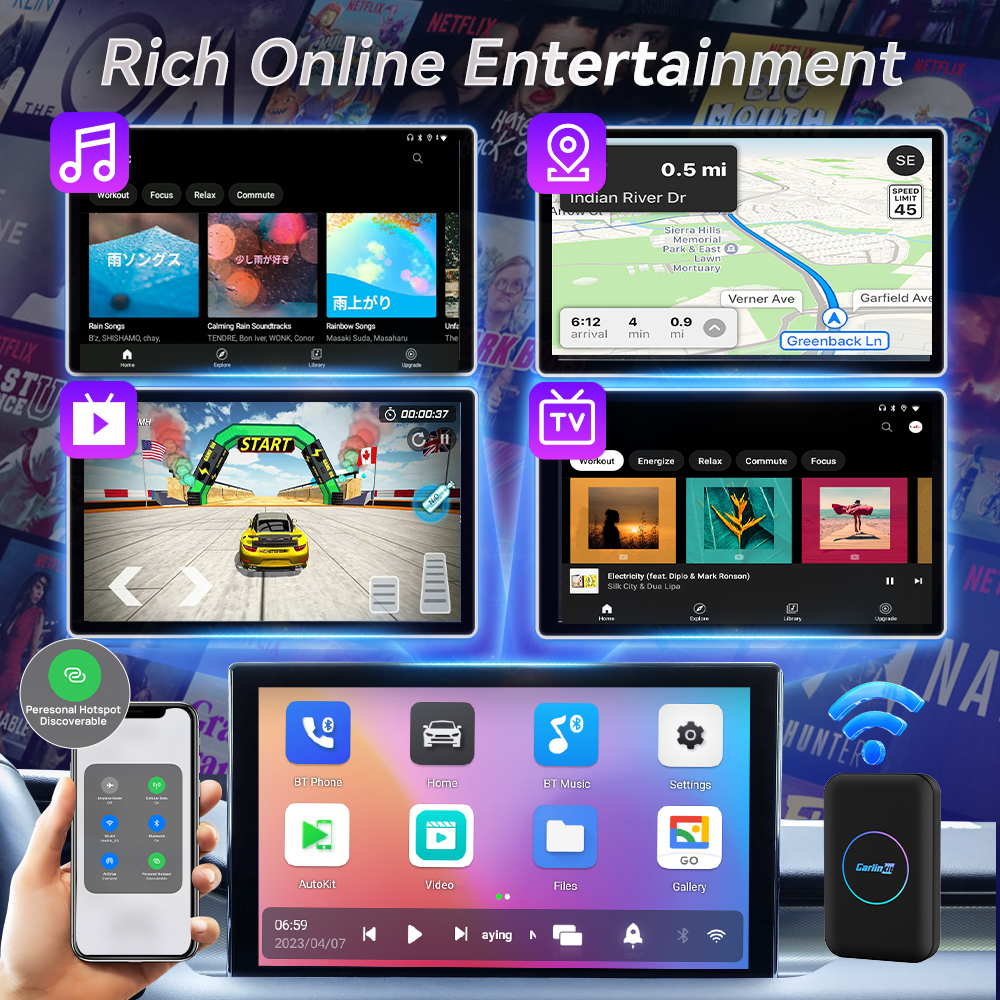 CarlinKit Wireless CarPlay And - Smart Home Tv บทวิจารณ์และราคา