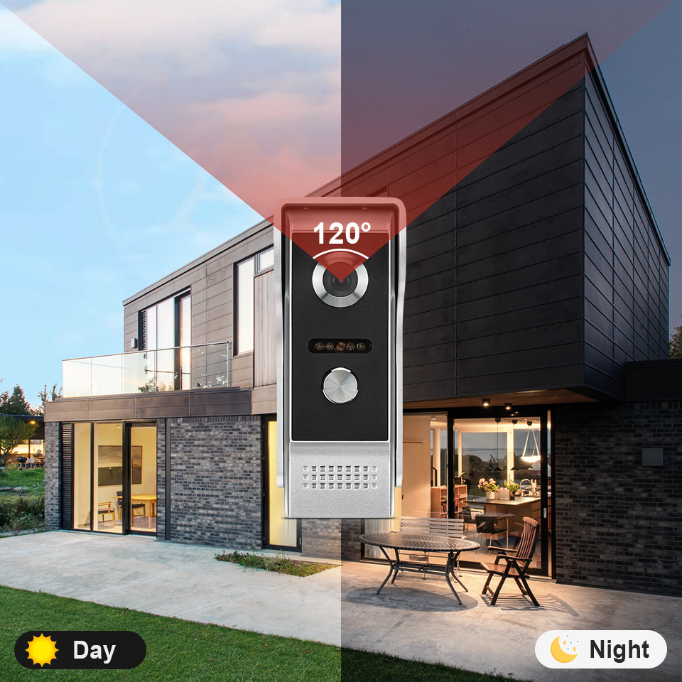 7Inch IPS Screen 2MP  Tuya Rem - Wifi Doorbell Camera บทวิจารณ์และราคา