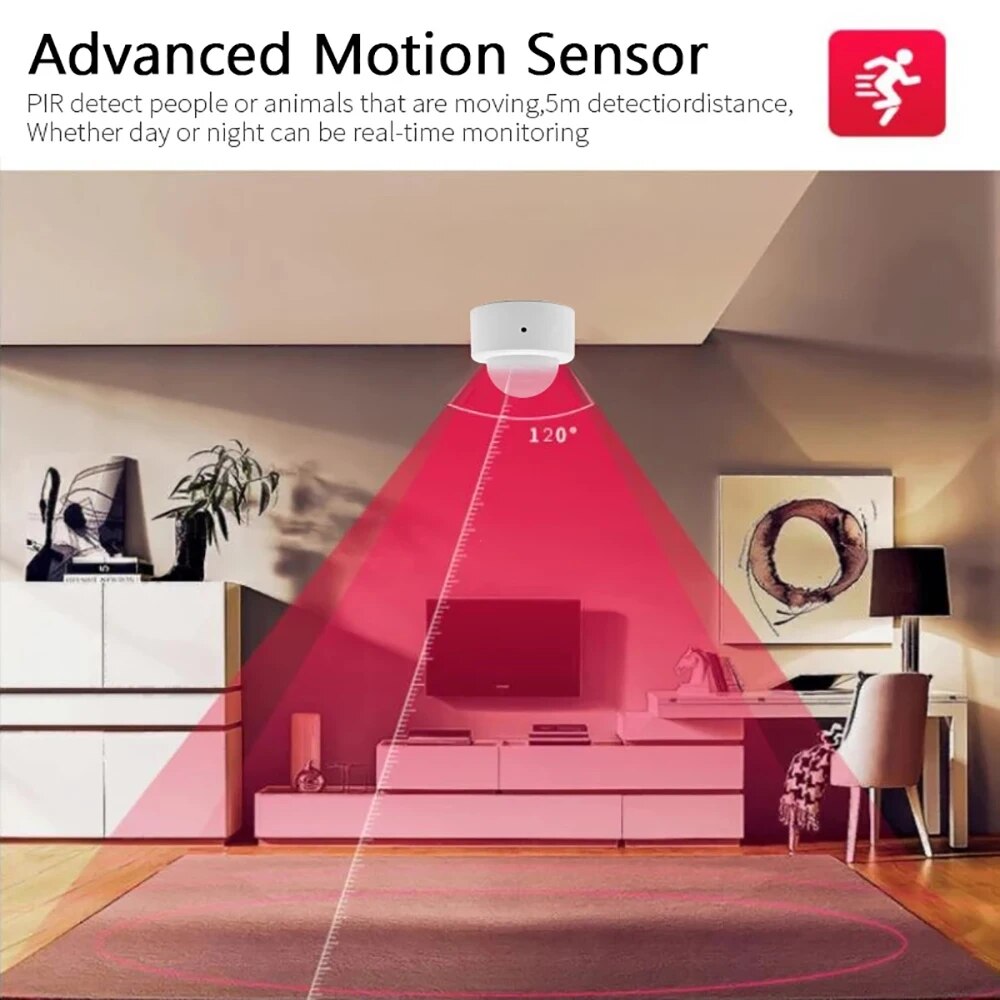 Zigbee Mini PIR Motion Sensor  - Smart Home Zigbee Gateway บทวิจารณ์และราคา