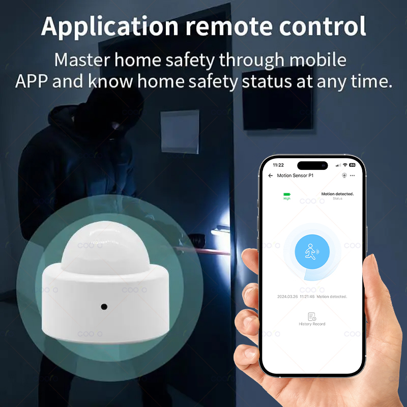 Zigbee Mini PIR Motion Sensor  - Smart Home Zigbee Gateway บทวิจารณ์และราคา