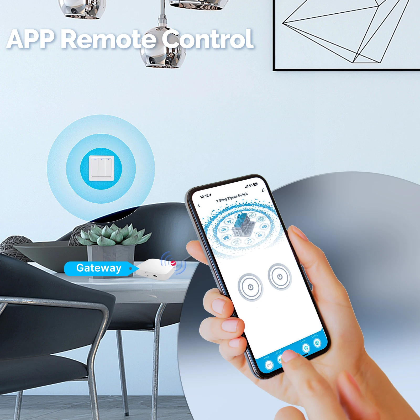 MOES ZigBee Smart Light Switch - Smart Home Voice Control บทวิจารณ์และราคา