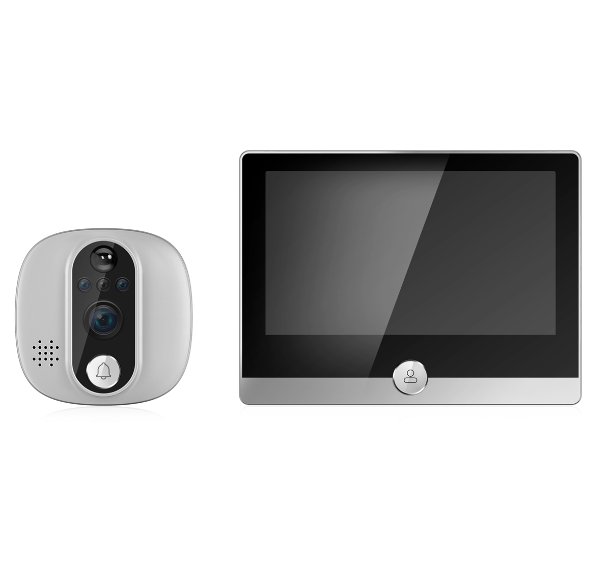 4.3 Inch IPS Screen 2MP 1080P  - Wifi Doorbell Camera บทวิจารณ์และราคา