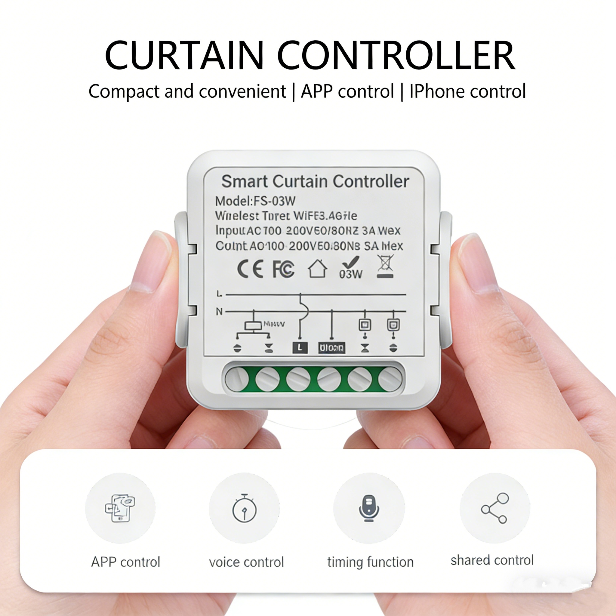Tuya WiFi Curtain Switch Modul - Curtain Motor บทวิจารณ์และราคา