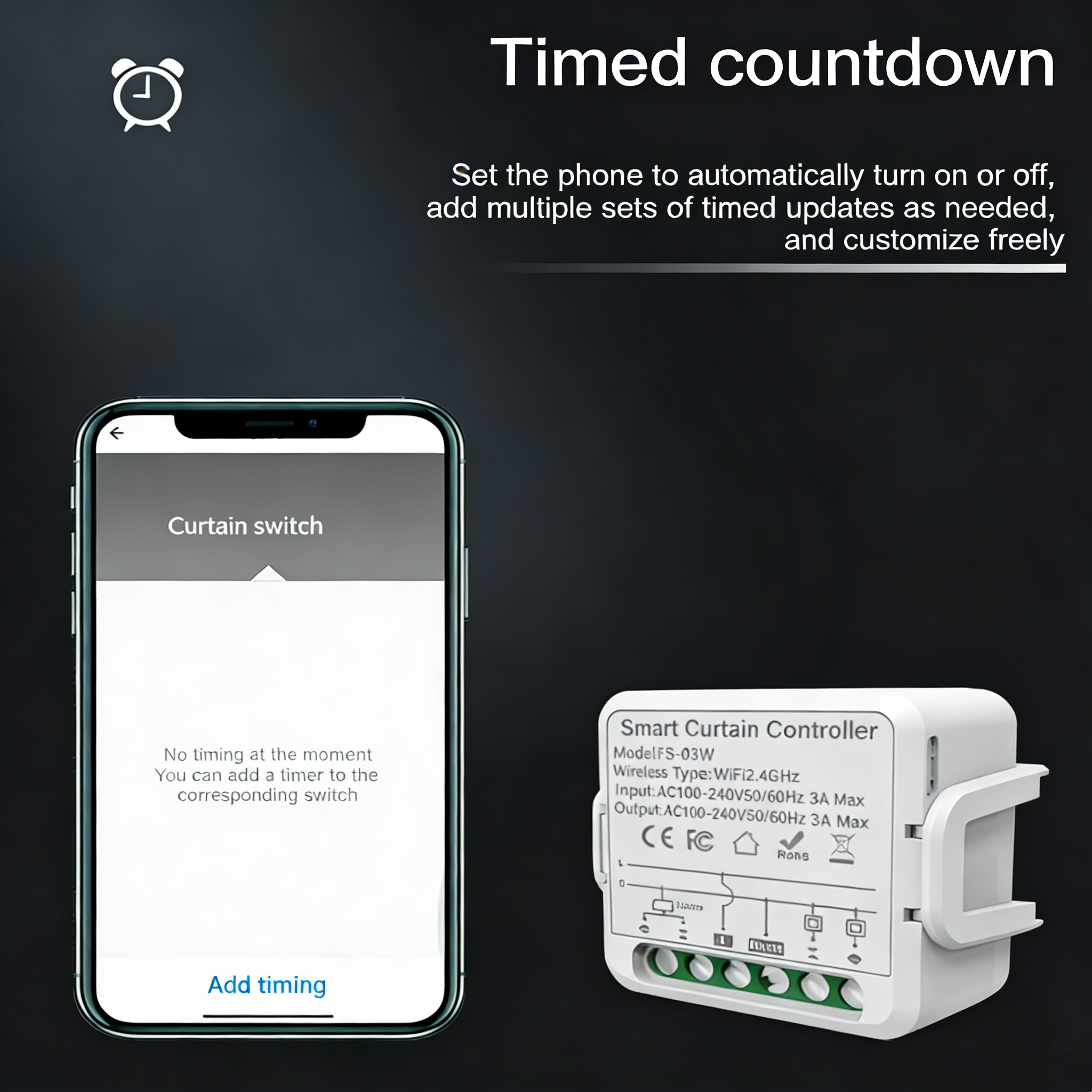 Tuya WiFi Curtain Switch Modul - Curtain Motor บทวิจารณ์และราคา
