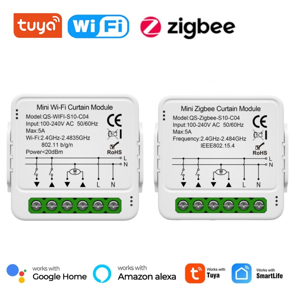 Tuya WiFi Zigbee Smart Curtain - Curtain Motor บทวิจารณ์และราคา